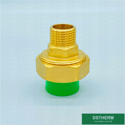 Customized Brass Color Heavier Ppr Fittings Threaded Union Male And Female ODM