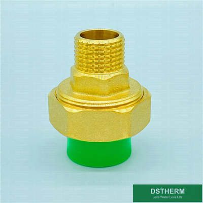 Customized Brass Color Heavier Ppr Fittings Threaded Union Male And Female ODM