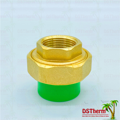 Brass Ppr Fittings Female Threaded Union Nickel Plated Heavier Customized 4'