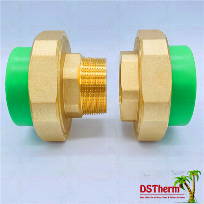 Brass Ppr Fittings Female Threaded Union Nickel Plated Heavier Customized 4'