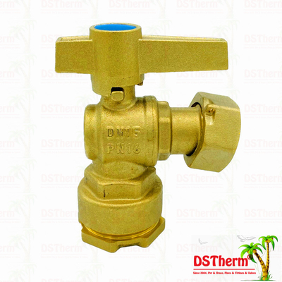 CW617N Gate Brass Ball Valve Single Union 1000pcs