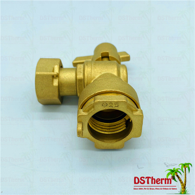 Elbow Handle Single Union Check Ball Valve With Brass 4" ISO9001