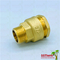 Brass Color Ball Valve Male Threaded Fittings Customized Weight 1/2'
