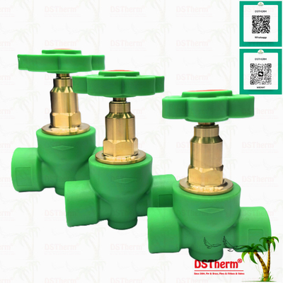 Water Supplying Ppr Gate Valve Soft Seal Type Plastic PPR Concealed Valve Ppr Gate Valve