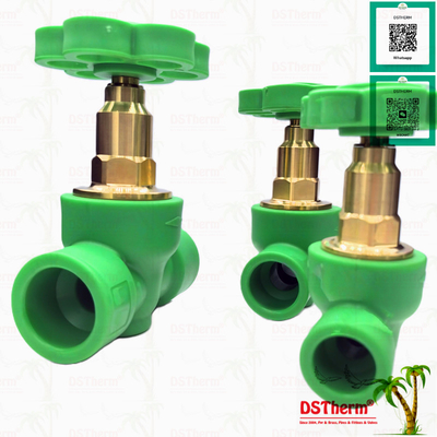 Water Supplying Ppr Gate Valve Soft Seal Type Plastic PPR Concealed Valve Ppr Gate Valve