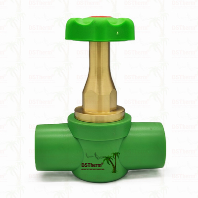 Luxury Copper-Plastic PPR Ball Valve Corrosion Resistant High Pressure Level