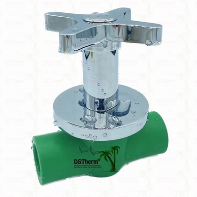 Luxury Copper-Plastic PPR Ball Valve Corrosion Resistant High Pressure Level