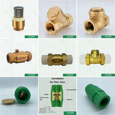 Corrosion Resistant PPR Check Valve High Temperature Resistance 20-63mm