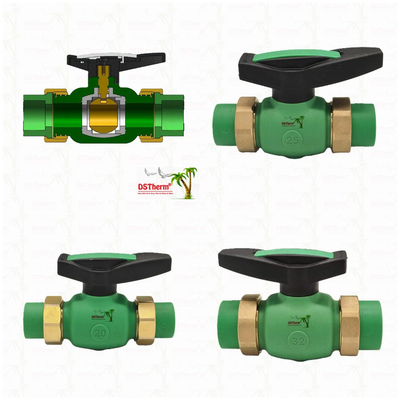 PPR Union Ball Valve Full Bore Ppr Double Union Ball Valve Exposed Installation
