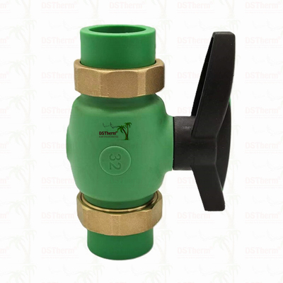 PPR Union Ball Valve Full Bore Ppr Double Union Ball Valve Exposed Installation