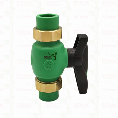 PPR Union Ball Valve Full Bore Ppr Double Union Ball Valve Exposed Installation