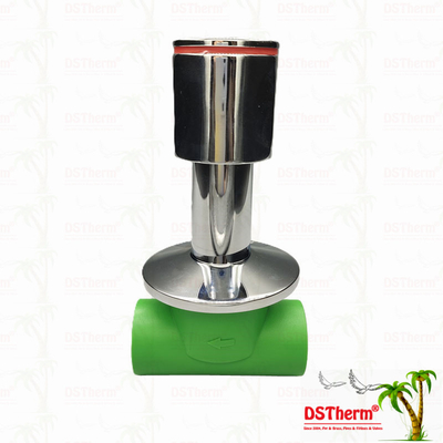Ppr Stop Valve  Longer Handle Cutomized Handle Excellent Sealing Performance