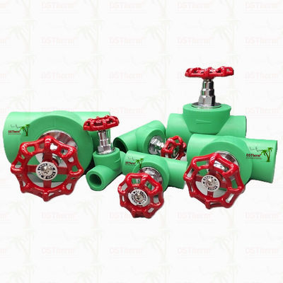 PPR Stop Valve and PPR Globe Valve with Cryogenic Treatment Pass Seat Test Adjust Flow