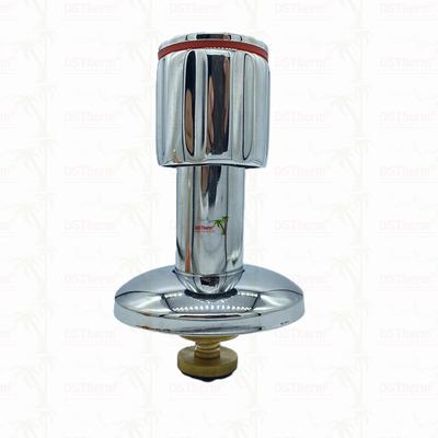 Ppr Chrome Plated Stop Valve With Anti-slip Handle Low Maintenance 20-32mm Customizable Size