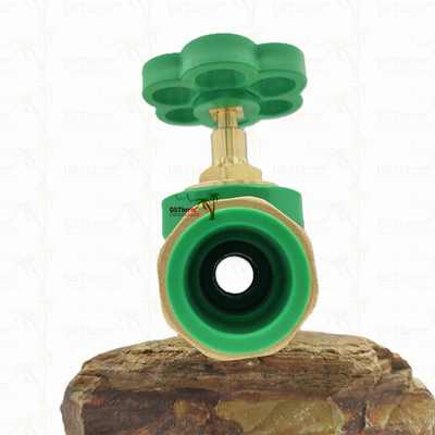 PPR Double Union Ball Valve Exposed Installation Corrosion-Resistant Customized Size