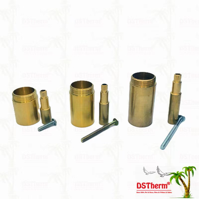 Brass / Chrome Plated Valve Stem Extension Sleeve 1/2" - 1" Customized Size