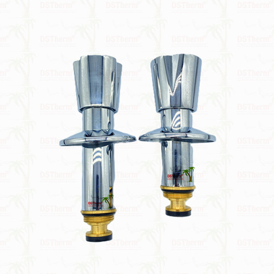 Brass / Chrome Plated Valve Stem Extension Sleeve 1/2" - 1" Customized Size