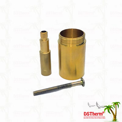 Brass / Chrome Plated Valve Stem Extension Sleeve 1/2" - 1" Customized Size