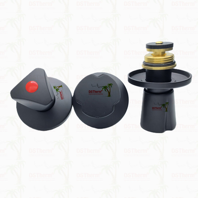 Triangle Handle Stop Valve Top Part Brass Cartridge Black Plated Valve Concealed Valve Cartridge Global Valve Cartridge