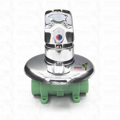 Three-way Round Panel Ppr Mixer Shower Valve Cold Hot Water Balanced Valve
