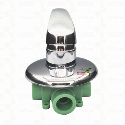 Three-way Round Panel Ppr Mixer Shower Valve Cold Hot Water Balanced Valve