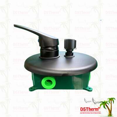 Customized PPR Mixer Shower Valve Five Ways Water Square Cover Valve