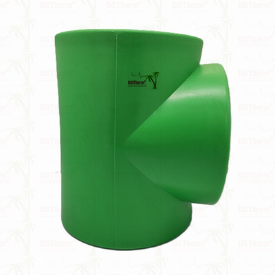 PPR Equal Tee For Piping System PN25 DN160 High Durability Eco Conscious