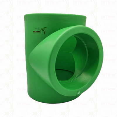 PPR Equal Tee For Piping System PN25 DN160 High Durability Eco Conscious