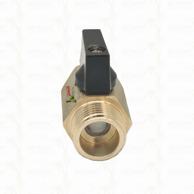 Brass Female and Male Mini Ball Valve For Plumbing System 1/2'' Corrosion Resistance