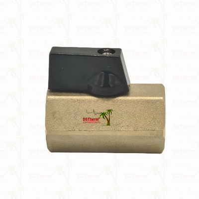 Brass Female and Male Mini Ball Valve For Plumbing System 1/2'' Corrosion Resistance