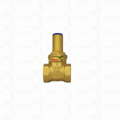 Brass Lock Gate Valve For Plumbing System Corrosion Resistance Customized Size