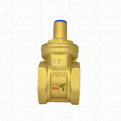 Brass Lock Gate Valve For Plumbing System Corrosion Resistance Customized Size