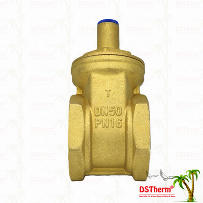 Brass Lock Gate Valve For Plumbing System Corrosion Resistance Customized Size