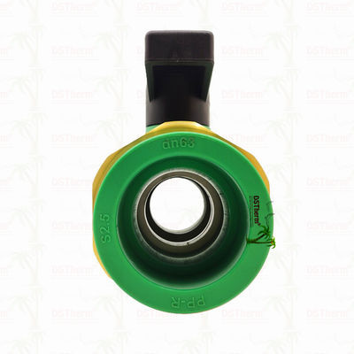 PPR Union Ball Valve Full Bore Ppr Double Union Ball Valve 20-63MM Exposed Installation