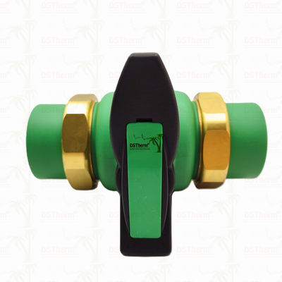 PPR Union Ball Valve Full Bore Ppr Double Union Ball Valve 20-63MM Exposed Installation