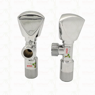 Chrome Plated Angle Valve Quality-Assured Traditional Design Kitchen Bathroom Angle Valve