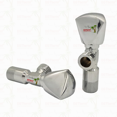 Chrome Plated Angle Valve Quality-Assured Traditional Design Kitchen Bathroom Angle Valve
