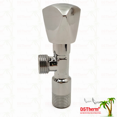Chrome Plated Angle Valve Quality-Assured Traditional Design Kitchen Bathroom Angle Valve