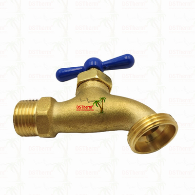 Brass Faucet Brass Bibcock Brass Tap Valve Water Tap Customized Material 1/2" 3/4"