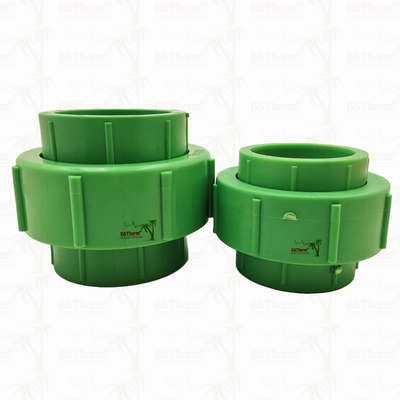 Ppr Green Plastic Union For Piping System Customizable Chemical Resistance