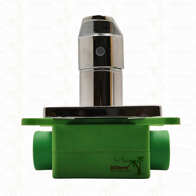 PPR Chrome Plated 3-Way Mixer Shower Valve 20mm 25mm