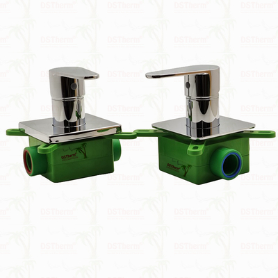 PPR Chrome Plated 3-Way Mixer Shower Valve 20mm 25mm