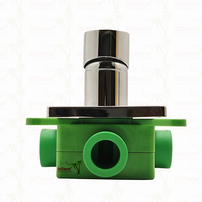 PPR Chrome Plated 3-Way Mixer Shower Valve 20mm 25mm