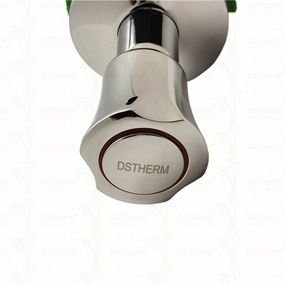 PN25 PPR Stop Valve 20-40mm Chrome Plated with Anti-Slip Handle