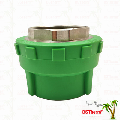 PPR Female Threaded Coupling Plastic PPR Pipe Fittings 75*2 1/2" Customized Size