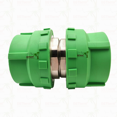 PPR Male Threaded Coupling Plastic PPR Pipe Fittings 75*2 1/2" Customized Size