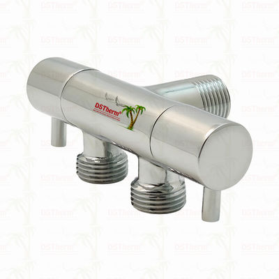 3-Way Diverter Valve Double Switch Angle Valve One-inlet Two-outlet Angle Valve Double Handle Angle Valve