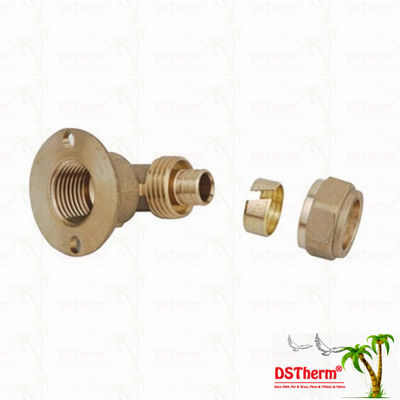 L22MM PEX Brass Fittings PN25 105 Degrees PEX Brass Elbow