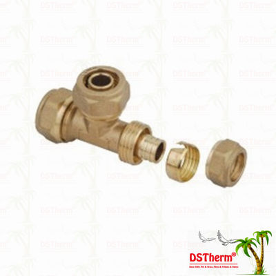 Female Wall Plated Threaded Elbow Pex Brass Fittings Brass Color Customized Logo Screw Fittings Middle Weight