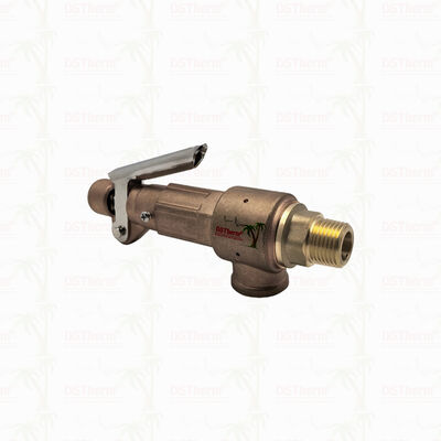Brass Safety Valve 1/2"-2" Pipeline System Overpressure Protection Device Customized LOGO